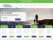 Tablet Screenshot of ins-advisors.com